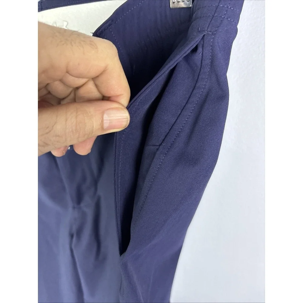 Under‎ Armour UA Drive Golf Pants Stretch Waist Mens 32x32 Navy Blue Straight